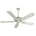 Craftmade CI52W 52-Inch Civic Ceiling Fan with B552S-WP White Polygloss Blade Set, White