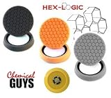 HEX LOGIC DA/ PORTER CABLE BUFFING PAD SAMPLER PLATTER -HEX-LOGIC PADS + DA BACKING PLATE