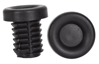 Origin8 Rubber End Plugs, 1 Pair, for Road/Mountain - Black On Sale