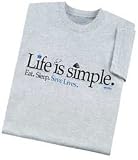 Life Is Simple. Eat. Sleep. Save Lives. T-Shirt Shirt