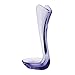 Briiith Acrylic Toothbrush Holder,Ring Dish Stand for Bathroom Vanity Countertops-Purple,Orchid,Violet