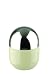 Typhooon Capsule Gloss Cream Glazed Ceramic Small Storage Canister with Stainless Steel Airtight Lid