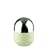 Typhooon Capsule Gloss Cream Glazed Ceramic Small Storage Canister with Stainless Steel Airtight Lid