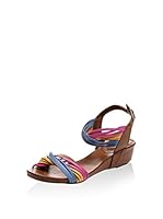 Bueno Sandalias de cuña (Multicolor)