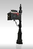 New Black Cast Aluminum Mailbox Mailbox Heavy Duty Home Security Premium Quality Mail box 31w6%2BM6lzAL. SL160 New Black Cast Aluminum Mailbox Mailbox Heavy Duty Home Security Premium Quality Mail box