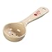 Carlisle 436206 Beige 7-1/8-Inch Measure Misers Short Perforated Spoon with Red Color Coding (Case of 12)