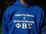 PBS Blue Hoodie - Motto w/Greek Letters - 4XL