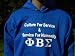 PBS Blue Hoodie - Motto w/Greek Letters - 4XL