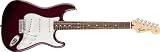 Fender Standard Stratocaster Electric Guitar, Midnight Wine Rosewood Fingerboard