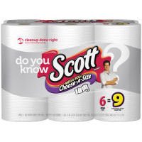 Scott Paper Towels, Choose-a-Size, Mega Roll, White 6 ea