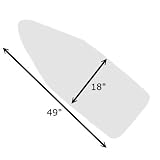 One Piece Ironing Board Cover & Pad Heavy Usage (49x18) in Retro by Polder Home Tools