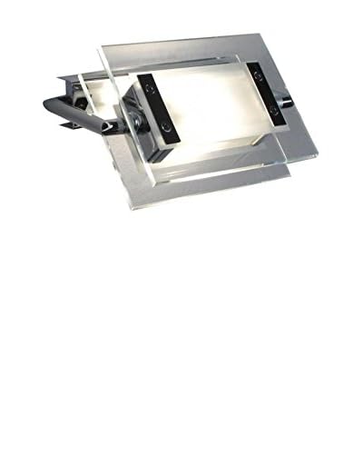 Leucos Lampada Da Parete/Soffitto 360° 120 Cromo/Cristallo