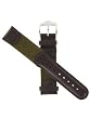 Wenger 20mm Brown Nylon/Military Olive Drab Leather