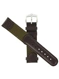 Wenger 20mm Brown Nylon/Military Olive Drab Leather