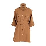 Traffic Trench Style Cape Coat