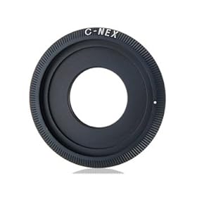 C Mount Adapter Ring C Mount to Sony NEX5, NEX7 Mount Cameras (Black) + Worldwide free shiping