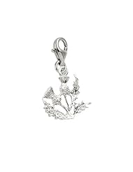 Rembrandt Charms Thistle Charm with Lobster Clasp