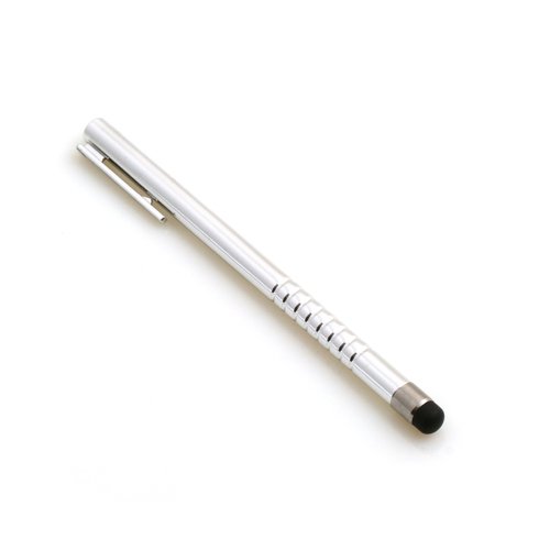 Silver Stylus Touch Pen for ViewSonic ViewPad 7 Jay-Tech Jay-PC Tablet Lenovo Ideapad U1 WeTab 3G Toshiba Folio ZIXOON z78 Kno The Kno Easypix EasyPad 700 1000 Hanvon Touchpad B10