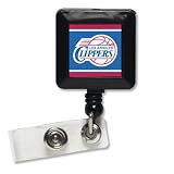 Los Angeles Clippers Official Retractable Badge Holder Keychain