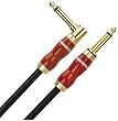 Monster Acoustic Instrument Cable - 12 Feet - Angled to Straight 1/4-Inch Plugs