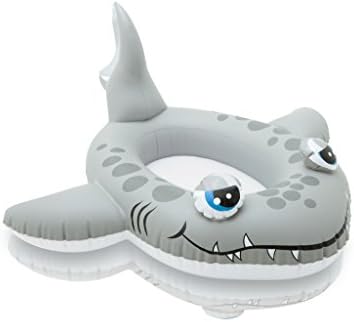 Intex Pool Cruiser Inflatable Swimming Pool Float Toddler Ring Raft Boat (Shark)