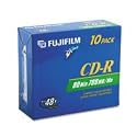 Fuji 10-Pack of 80-Minute CD-Rs (25301440)