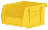 Akro-Mils 30210 Plastic Storage Stacking AkroBin, 5-Inch by 4-Inch by 3-Inch, Yellow, Case of 24