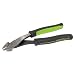 Greenlee 0251-08AM High Leverage Diagonal Cutting Pliers, Angled Molded Grip, 8"