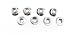 Traxxas 5147X Nylon Locking Nuts 5mm, Flanged