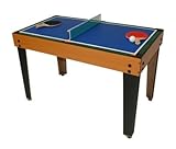 Dema Tischfußball Multigame 13 in 1, schwarz/braun