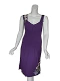 JWLA Midsummer Bloom Embroidered Dress in Purple