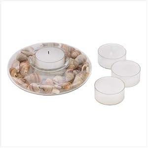 Click to buy Maine Wedding Venues: Seashell Tealight Candle Holder from Amazon!