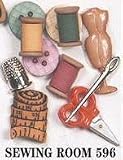 Dress It Up Buttons - Sewing Room, pk of approx 10, 1.5cm to 4cm