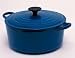 Le Creuset Cast Iron Round Casserole, Granite, 22 cm
