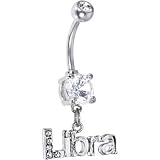 Crystalline Gem LIBRA Dangle Belly Ring