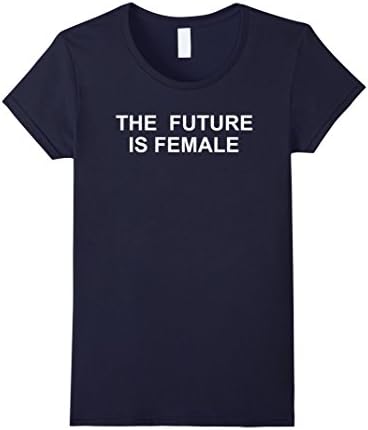 Women's The future is female Tshirt XL Navy