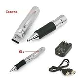 4GB USB2.0 SPY Pen Video and Voice Camcorder Recording with 300K Pixel Drive Cam Camera Pin-hole Camera DVR (up to 20 hours Video recording)