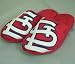 St. Louis Cardinals MLB Big Logo Hard Sole Slide Slippers - S