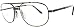 "Clear Aviator" designer bifocal reading glasses for youthful men who read in style. Gunmetal 2.00