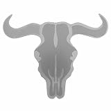 3D Raging Fighting Bull Head Car Truck SUV Motorcycle Emblem - Large 