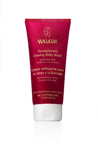 Weleda Creamy Body Wash, Pomegranate, 6.8 Ounces