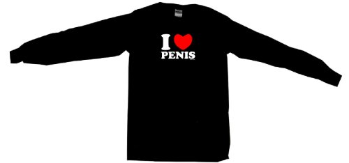 I Heart (Love) Penis Men's Sweat Shirt in 2 colors Small thru 3XL