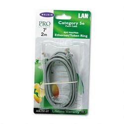 Click here to buy Belkin Cat5E 10 100 Base-T Patch Cable, Crimped, 7Ft by Belkin.