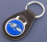Baltimore Ravens Leather Key Chain