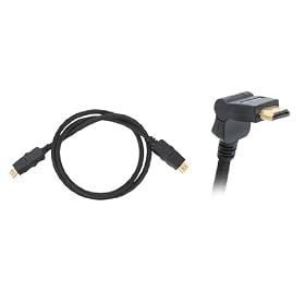 Pyle PHDMRT3 Horizontal Swivel HDMI Cable with Heavy Duty Fiber Shielding (3 feet, Black)