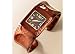 Bay Studio Brown Hammered Cuff Watch BROWN