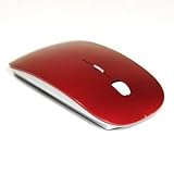 Cosmos Red 2.4G RF optical wireless USB mouse for macbook 13" PRO AIR 11" DELL ACER SONY HP TOSHIBA+ Cosmos cable tie
