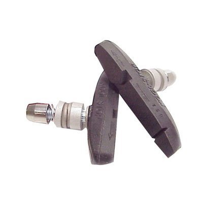 Kool Stop Supra 2 Bicycle Brake Shoes (Threaded, Black)