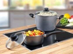 STONELINE ® 4 teiliges Aluminium Kochtopfset, 