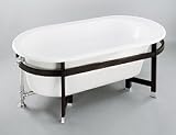 66 inches Kohler Tellieur Clawfoot Tub with No Faucet Drillings